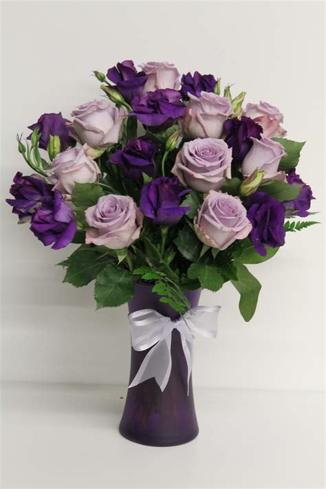 Purple Bouquet .
